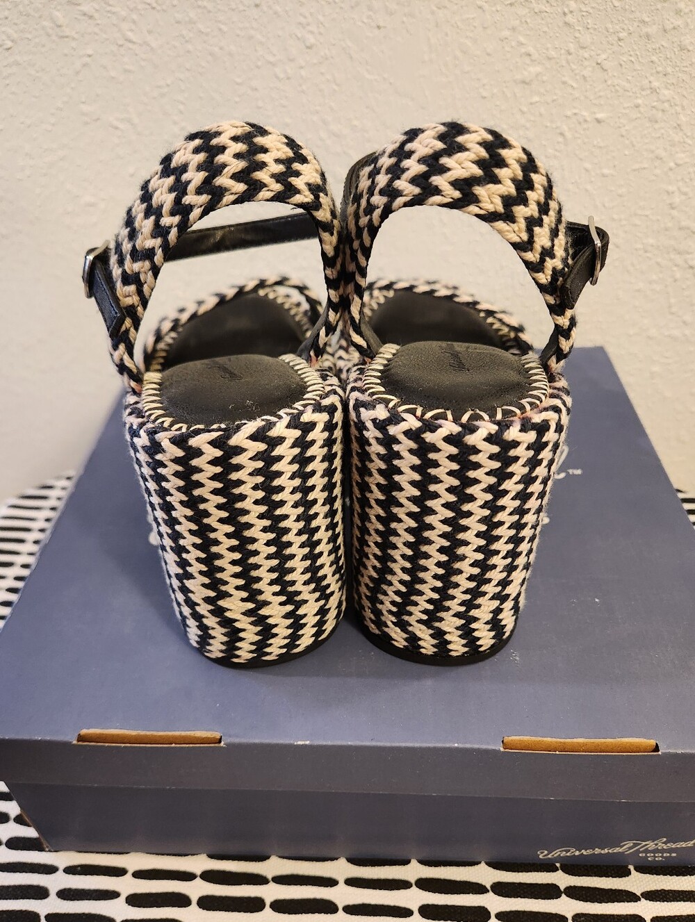Universal Thread Madeline Woven Platform Wedges - Picture 5 of 6